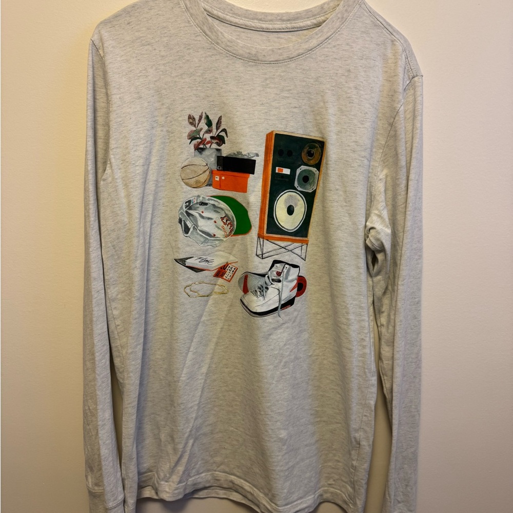 Jordan Gray Long Sleeve Shirt